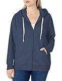 cream angora bolero cardigan Kapuze mit Kordelzug Amazon Essentials Plus Size French Terry Fleece Full-Zip Hoodie Kapuzen-Sweatshirt, Marineblau Meliert, 4XL Größen