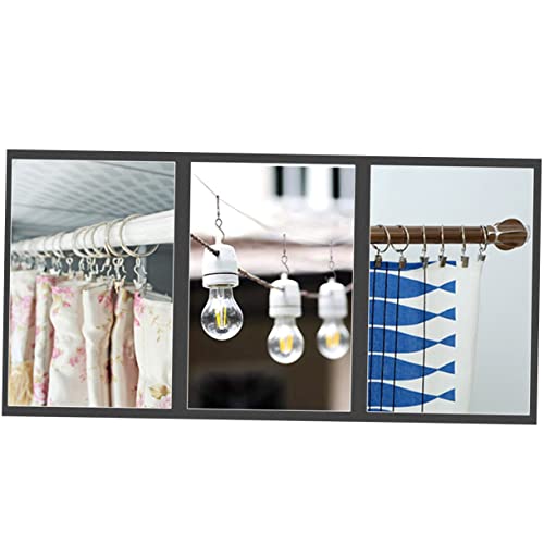 DOITOOL 15 Peças ganchos de roupas cabides de cortina ganchos de cortina cabide de plantas ganchos d