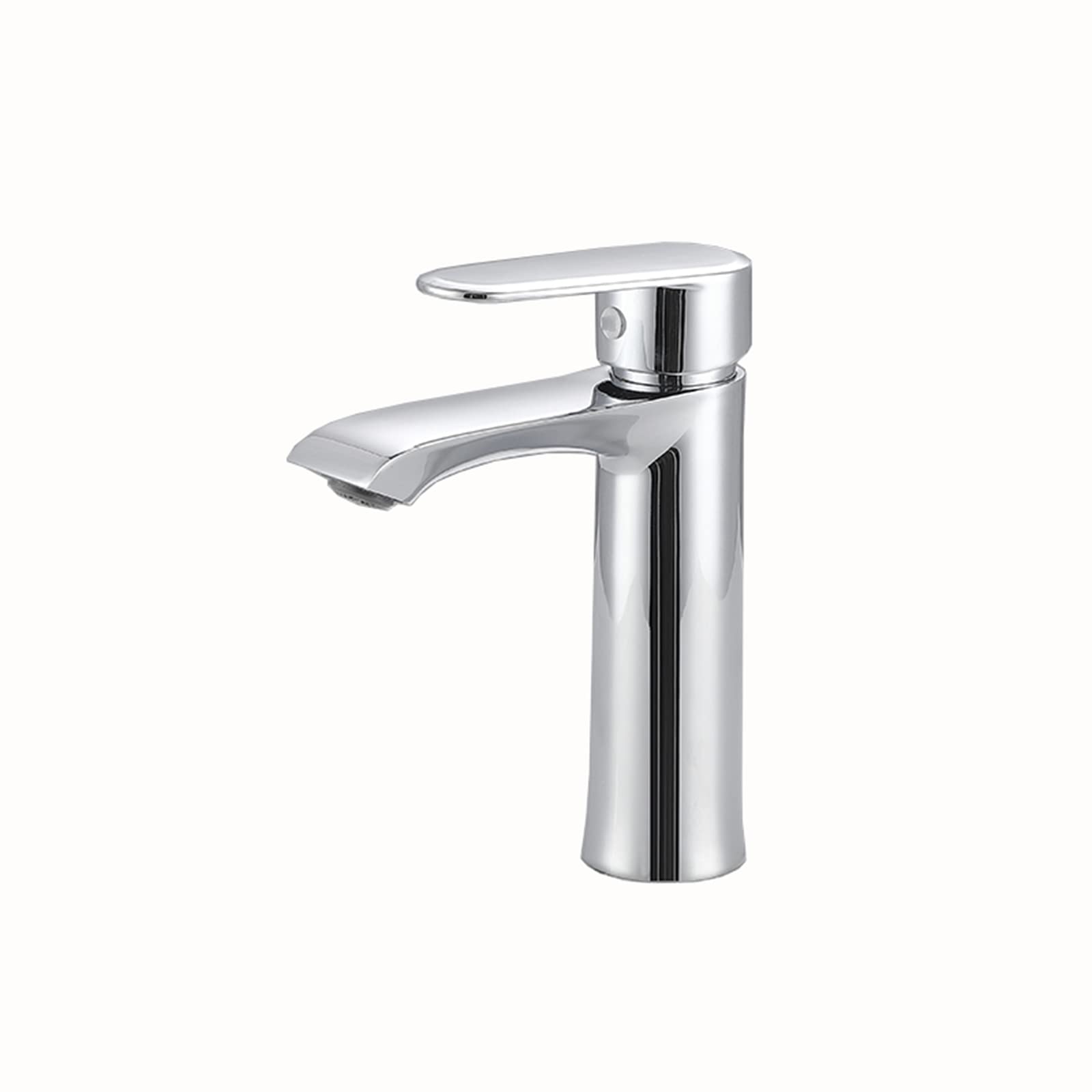 Mitigeur de salle de bain en laiton chrome chaud et froid pour lavabo et vasque d'évier