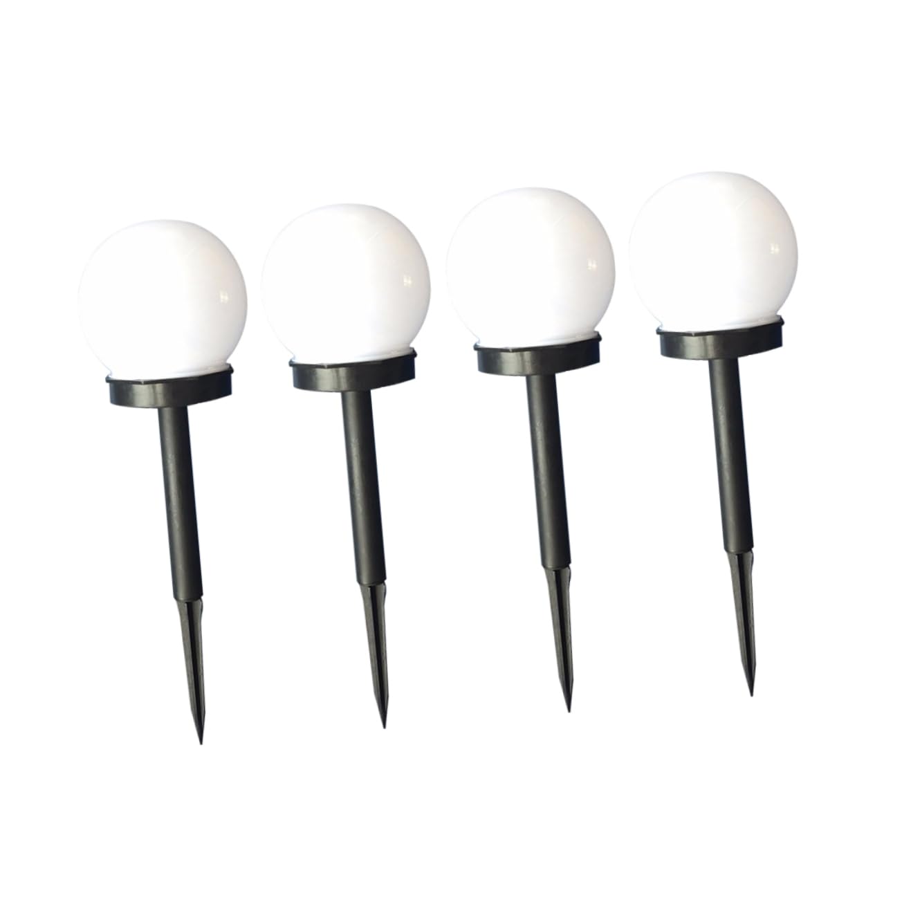 Lampe solaire Lago blanche pour baliser une allée sans fil électrique