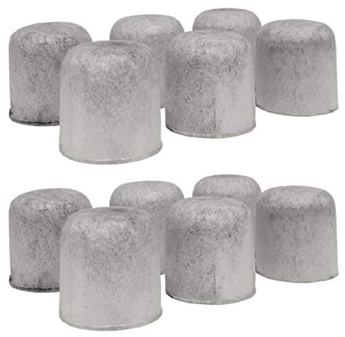 Nispira Activated Carbon Water Filter Replacement Compatible with Portable Coffee Maker COFFEEBOXX Jobsite Singel Serve, 12 Filters