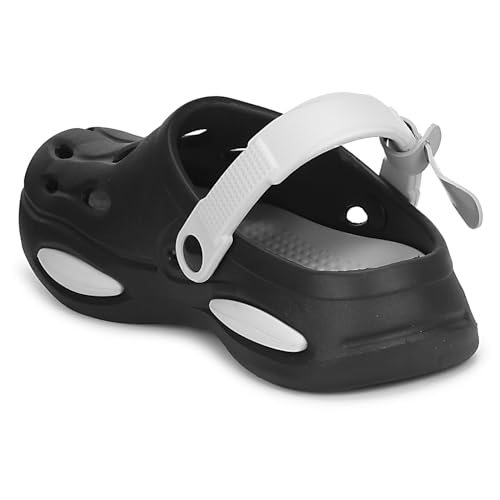 Image of Kraasa Glide Gear Men's Eva Casual Clogs for Everyday use | Sandals with Adjustable Back Strap | Lightweight, Comfortable | Stylish and Waterproof Mules