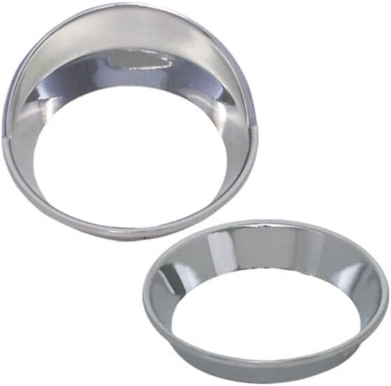Technical Precision Replacement For KENWORTH T800 CURVED GLASS YEAR 2020 CHROME PLASTIC SMALL GAUGE BEZEL STICK ON