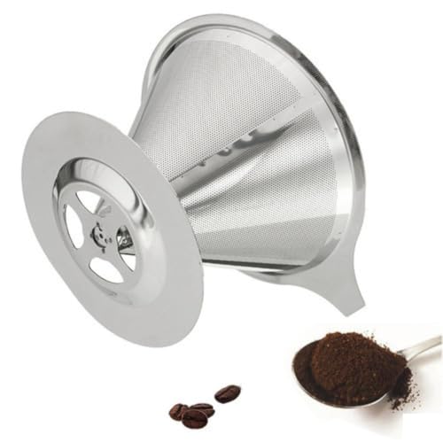 Coador Filtro de Café 103 Inox Peneira de Aço Sem Uso de Papel Premium