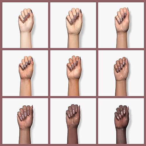 Image of Beetles Mauve Gel Nail Polish - 15ml Dusty Rose Pink Purple Gel Polish, Elegant Neutral UV LED Soak Off UV Nail Color, Long Lasting Glossy for Salon & Home Manicure