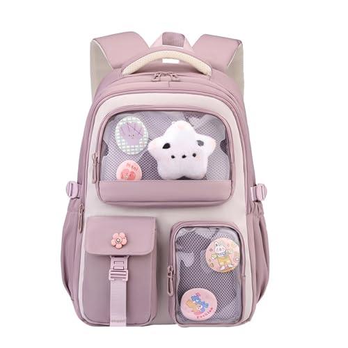 Sac à dos d'école durable et grand volume avec bretelles confort pour fille