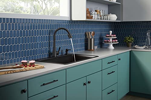 KOHLER R26281-SD-BL Maxton Touchless Pull-Down Kitchen Faucet with soap/Lotion Dispenser, Matte Black by Kohler - Used condition - Image 7