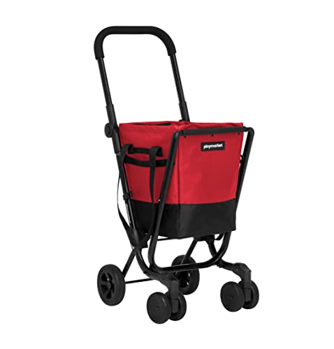 Play-Market Easy Go Wózek, Czarny/Czerwony, 40 l