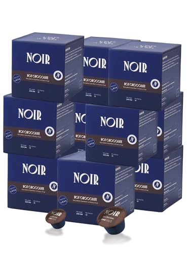 Image of Noir's Hot Chocolate Bundle of 100 Pods | Rich Belgian Chocolate Flavor With Creamy Texture | Dolce Gusto Compatible Pods | Pack of 10 Boxes