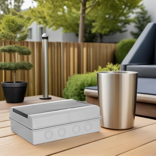 Boîte électrique étanche extérieure pour éclairage de jardin et terrasse - 6