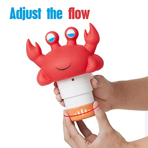 Xy-Wq Crab Chlorine Floater For 1" Tab Only, Mini Floating Pool Chlorine Dispenser #TOP2