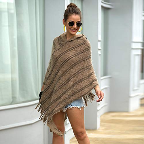 Poncho con capucha para evitar el frío sin perder la elegancia 7
