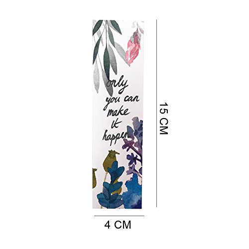 Beautiful Flower Bookmarks For Women Kids Girls Teens Children,30Pcs #TOP2