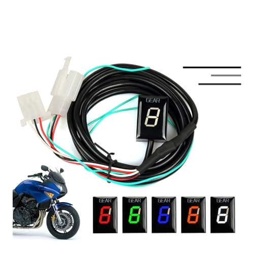 Indicateur de vitesse moto étanche avec support vert pour modèles CBF500
