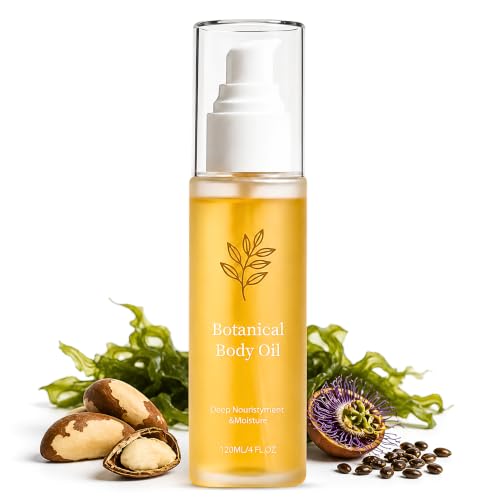 Image of Botanical Body Oil for Crepey Skin, Firming Body Oil for Saggy Skin 120ml