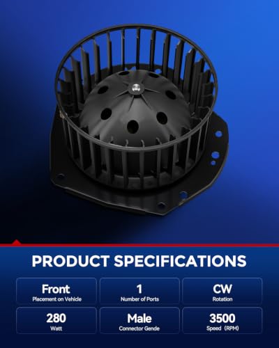 Image of KAX AC Blower Motor for Astro /Safari 1985-2005, Beretta /Corsica 1987-1996