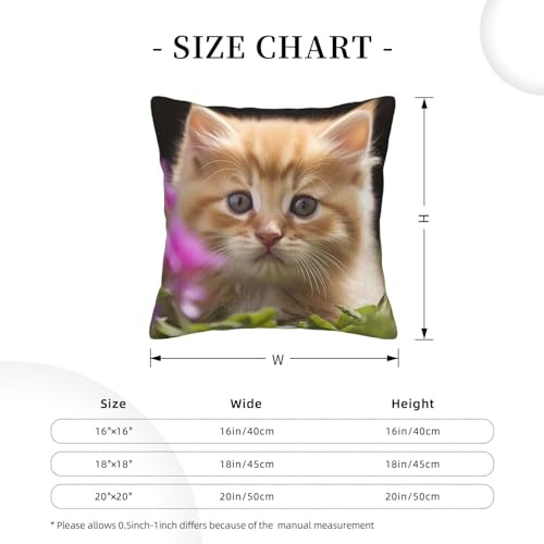 Housse de coussin chat en velours côtelé 45x45 cm pour canapé - 5