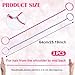 VARMDUKKE 2 PCS Elastic Spiral Hair Ties for Long Hair, 25