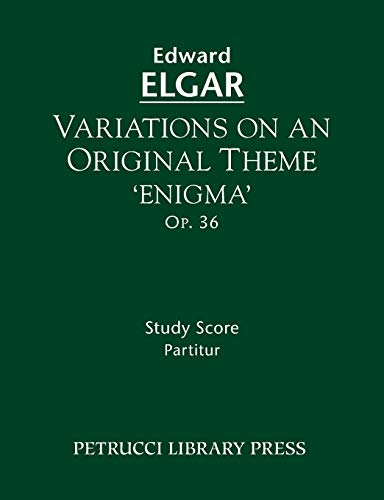 Variations on an Original Theme 'Enigma', Op.36: Study score