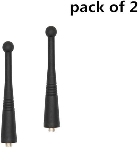 Miniatura 2 de APX 6000/7000/8000 - Antena corta y rechoncha 764-870MHz SMA-F con GPS 7-800 compatible con Motorola APX Radio (2 piezas)