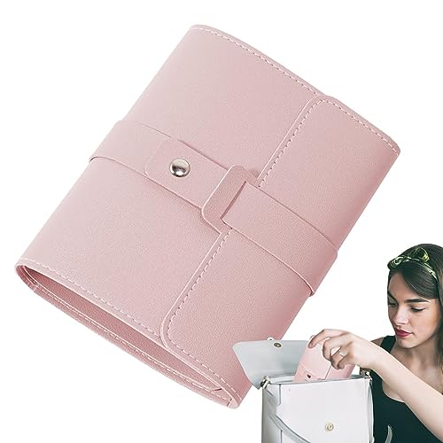 Kasmole Estuche Organizador de Joyas,Organizador de Estuche de Maquillaje para joyero - Estuche de exposición de joyería portátil, Estuche de Maquillaje Reutilizable para Mujeres, Collares, Anillos