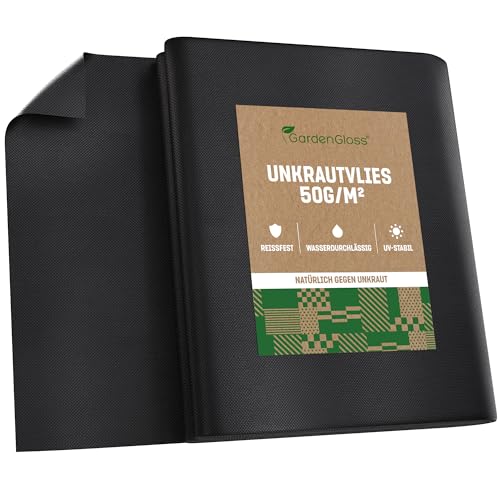 GardenGloss Unkrautvlies Gartenvlies 50g/m2 - (5m x 2 m, Gefaltet) – Ansicht 1