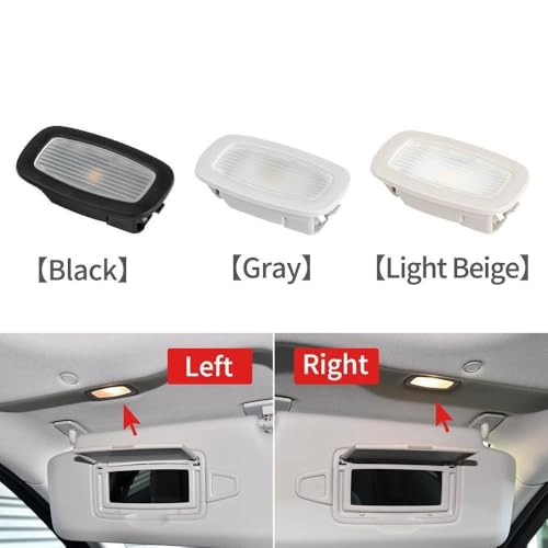 Luz de lectura de parasol interior para Benz W205 W213 GLC espejo beige 5