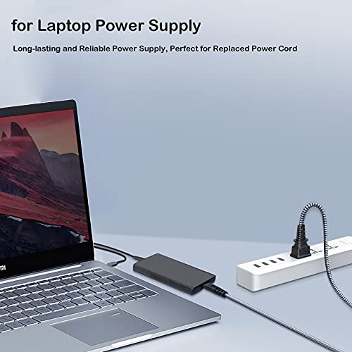 image for Power Cord, Goalfish 6.6ft/2m AC Power Cable 7A 125V TV Power Cord 18A