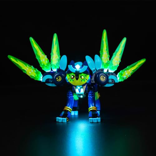 BrickBling LED Light Kit Compatible with Lego DREAMZzz Zoey and Zian The Cat-Owl, Creative Light Compatible with Lego 71476-No Model Included by BrickBling - Image 3