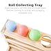 Small Montessori Ball Tracker Wooden Ball Drop - Wood Toys for 3 Year Old - Educational Toy for Baby and Toddler - Ramp Maze Run Track