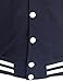 BCPOLO Baseball Jacket Varsity Baseball Cotton Jacket Letterman Jacket 8 Colors-Navy S