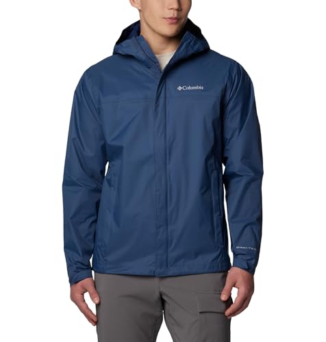 Columbia Men's Watertight II Waterproof Rain Jacket, Dark Mountain, Medium