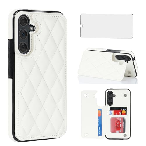 Samsung Galaxy A16 étui cuir RFID avec protège-écran et support
