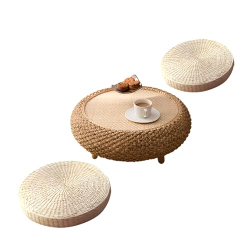 Fuyutu ����ԑ� �~�� ���[�e�[�u�� �ٕ҂� ���^�� ���ޑ� ���� �~�`���[�e�[�u�� ��50×���s50×����25cm �� ������ 2�l�p ��R�[�q�[�e�[�u�� ���[ ������� �� �a�� �T�C���e���A �ґz ���� (���ʃ^�C�v + ���z�c2���Z�b�g, ��