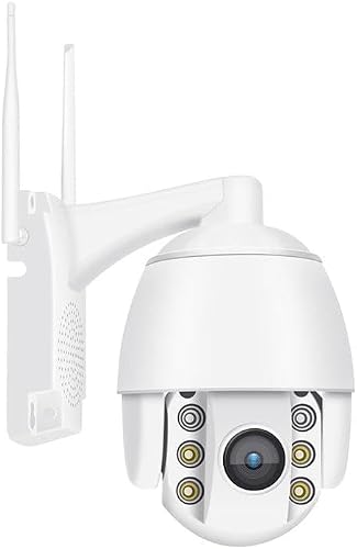 QX2 1080P HD 360 Degrees Panoramic WiFi Day and Night Full-color IP66 Waterproof Smart Camera, Support Motion Detection/Two-way Voice/TF Card, EU Plug