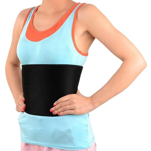 Fitvids Waist Trainer for Women and Men, Adjustable Neoprene Ab Trainer Belt, Sweat Band Waist Trainer Slimming Stomach Wrap for Training & Workouts