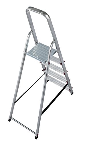 Krause Corda Stehleiter mit 5 Stufen, Modell 000729