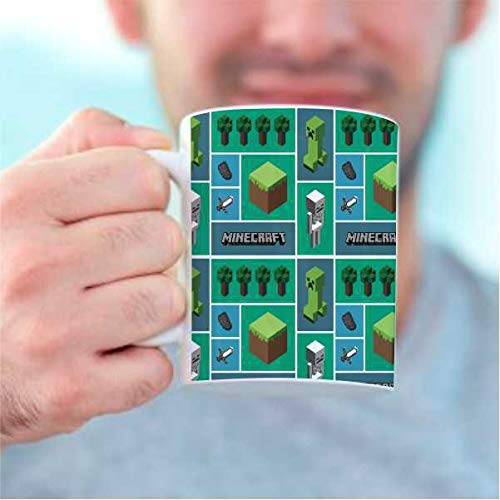 Caneca Minecraft Gamer Polímero 325Ml
