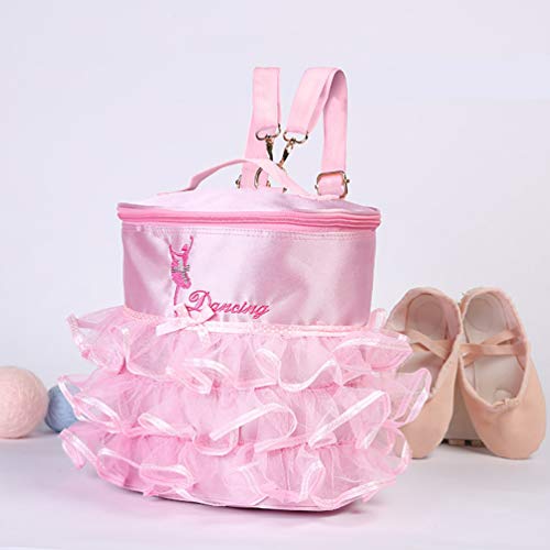 Mochila de balé Tendycoco, bolsa de dança, mochila escolar infantil, rosa para crianças