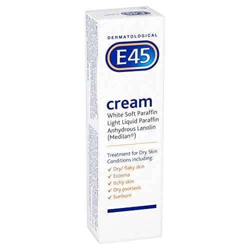 E45 Cream 50 g – Moisturiser for Dry Skin and Sensitive Skin - Emollient Body Cream to Soothe Dry and Irritated Skin - Itchy Skin, Eczema Cream - Perfume-Free Face Cream and Non-Greasy Hand Cream - Image 6
