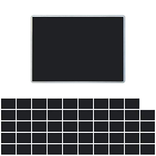 50 Stück Laminierte Tafel-Karten in Größe 154x111 mm, Farbe: Schwarz Cover