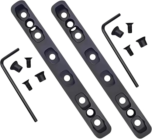 Gotical Keymod to Mlok Adapter Converter Rail Section Keymod to Mlok Converter 5 Inches (Pack of 2)