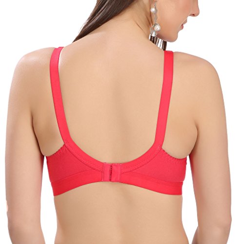 Image of Eve's Beauty Womens Full Coverage Bra | Adjustable Broad Straps | Full Cups Bra | Non Padded | Non Wired Bra