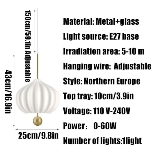 Lampe suspendue chambre à coucher et table à manger lustre E27 moderne