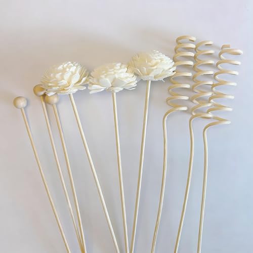Set Difusor Cerámico con 3 Varillas de Rattán miniatura 7