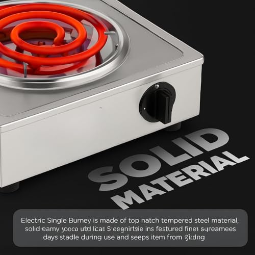 Image of Drumstone (𝐒𝐩𝐞𝐜𝐢𝐚𝐥 𝟏𝟓 𝐘𝐞𝐚𝐫𝐬 𝐖𝐚𝐫𝐫𝐚𝐧𝐭𝐲)1500W Induction Cooktop - Stainless Steel Electric Stove, Energy Efficient Portable Hot Plate, Compact Induction Chulha for Kitchen Cooking