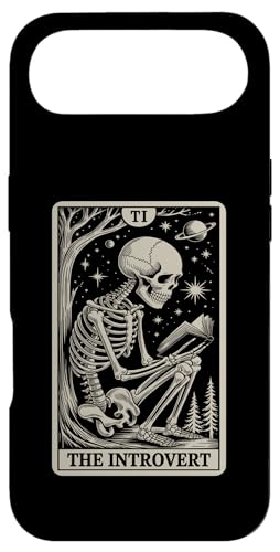 The Introvert Tarot Card Indoorsy Skeleton Inrovert �X�}�z�P�[�X iPhone Air �p