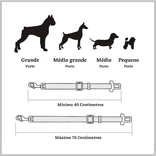 Cinto de Segurança PET Para Colete e Coleira Cinto com Fivela Para Carro Para Cães e Gatos