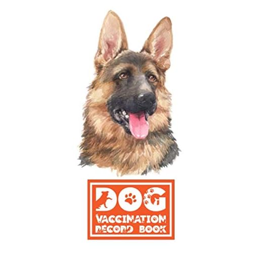 Dog Vaccination Record Book: German Shepherd | Health and Wellness Log Book | 6 x 9 inches, 112 Pages | Perfect Gift for Dog and Puppy Lovers