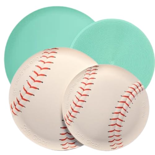 Image of Safe Grabs: Multi-Purpose Silicone Original Microwave Mat as Seen on Shark Tank | Splatter Guard, Trivet, Hot Pad, Pot Holder, (BPA Free, Heat Resistant, Dishwasher Safe), Foam & Baseball